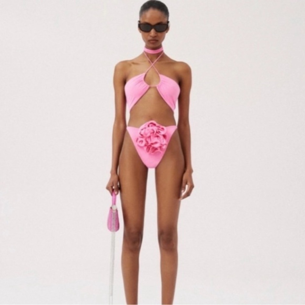 MAGDA BUTRYM BANDEAU CRISS CROSS BIKINI